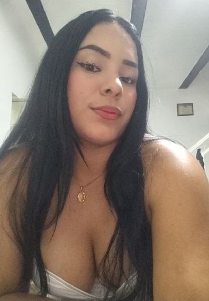 Girl online for video chat with strangers